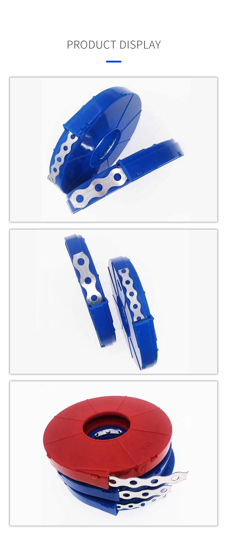 Wire Mounting Solution 100% QC Passed White Metal Rounded Perforated Banding Strip for Wire Bundling
