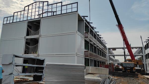 Luxury Prefab Homes Light Steel 20ft Flat Pack Container House Prefab Container