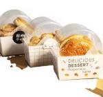 Custom Printed Eco-Friendly Fast Food Packaging for Sandwiches Burgers Rigid