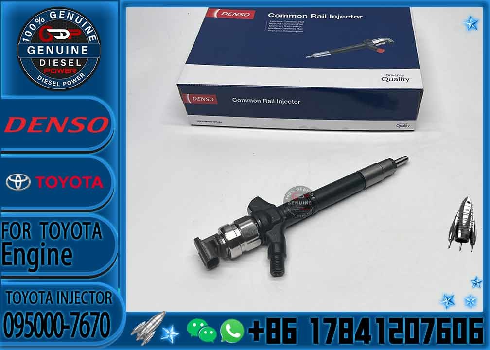 Genuine Brand New Common Rail Injector 095000-7670 23670-09180 23670-09240 23670-09280 095000-7300 095000-7310 095000-76