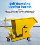 Forklift Waste Tipping Bin Industrial Scrap Bins