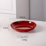 Irregular Nordic Ceramic Pumpkin Plate Set For 12 People Porcelain Table Plates