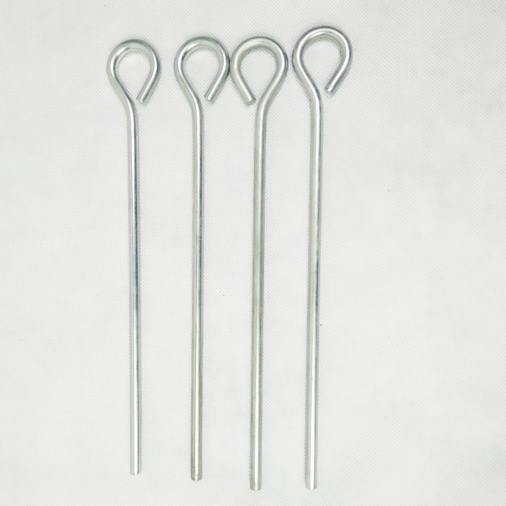 6.0MM thick steel pins galvanized surface good price outdoor Hardware