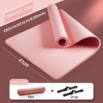 Beginner Gym Pilates Exercise 20mm Widened Lengthened Home Fitness Non Slip NBR