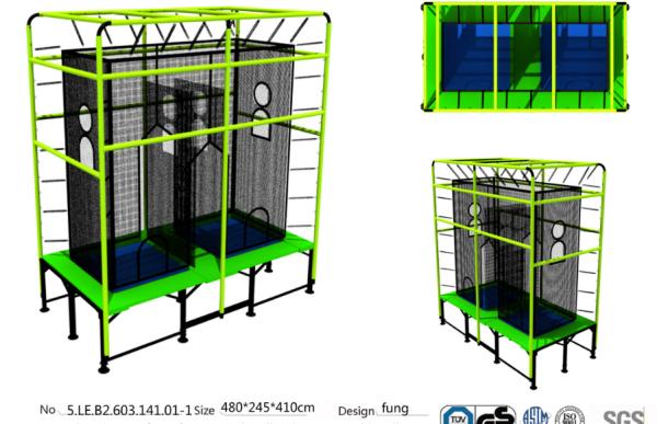 11 M2 Chinese Commercial Trampoline/ Gymnastics Trampoline Park/ Funny Kids