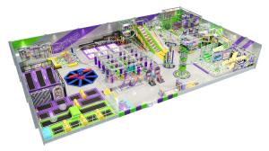 Quality 100kg - 500kg Capacity Indoor Ninja Playground Safety Playground Indoor Equipment For Training wholesale