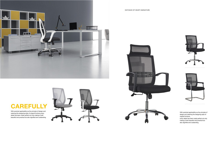 Factory Office Guest Chairs Back Support Fully Adjustable Ergonomic White Office Desk Chair