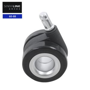 Quality Silver Hollow Office Chair Castor For Swivel Chair 60mm Diameter Medical Cart Wheel Caster wholesale