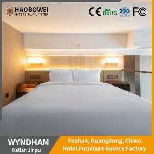 Quality Applicable Scenarios Indoor Five Star Hotel Luxury Business Bedroom Set Headboard Bed wholesale
