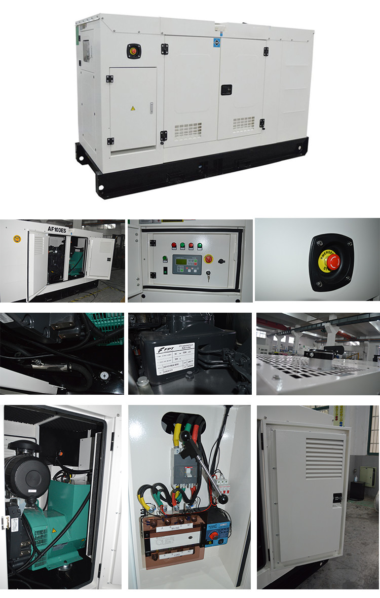 60KW 75KVA Power Deep Customization FPT Generator Three Phase Diesel Generator