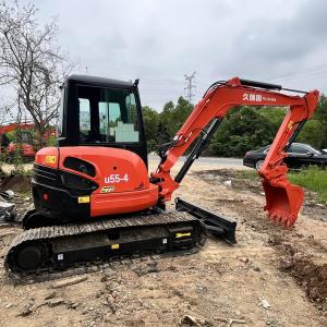 Quality Japan Original U55 Used Kubota Excavators Kubota Excavator With Rubber Tires wholesale