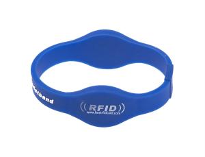 Quality Durable Waterproof Rfid Tag Bracelet / Wristband With Dual RFID Chips wholesale