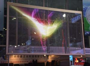 Quality P8.93 Big Transparent Led Screen Display / Custom Transparent Video Screen High Brightness wholesale