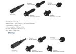 2/4/6 Core Fiber Optic Hermaphroditic Interconnection Expanded Beam Connector