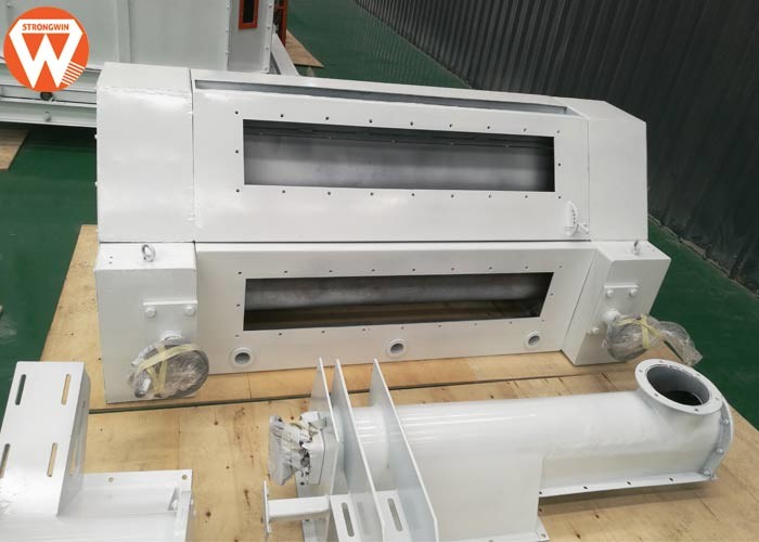 Two Roller Type Fish Feed Crumble Machine , 5-8T/H Feed Pellet Production Line