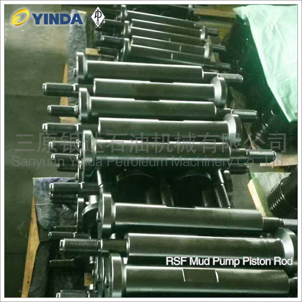 RSF mud pump piston rod,RS11309.05.017,RS11308A.05.008,RS11306A.05.017