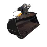 Double Cylinder Excavator Tilt Bucket 1.1cbm For 30 Ton Excavator