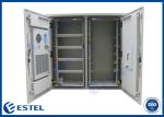 Two Compartment 24U 3C Outdoor Wall Enclosure