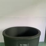 Silicon Carbide Graphite Oval Type Crucible Metal Melting Oxidation Chemical