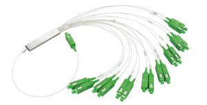 Quality 1X16 0.9mm Mini Blockless Fiber Optic Splitter Steel tube wholesale