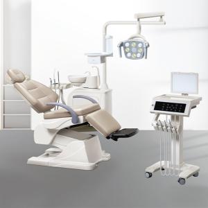Quality DC24V Electric Dental Chair With Adjustable Positioning Headrest Armrests Foot Controls wholesale
