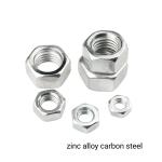M10 Hexagon Nut Din 934 , M3 Internal Coarse Seal Brass Stainless steel Hex Nut