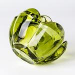 Lotus Tealight Votive Color Glass Candle Holder Machine Pressed 7cm Height