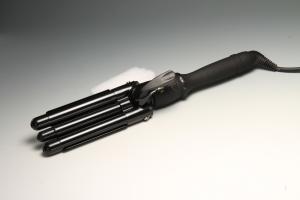 Quality Triple Wave curling iron JR-266-19# balck wholesale