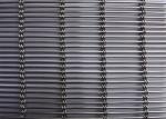 Flexible Black Decorative Architectural Woven Wire Mesh For Curtains