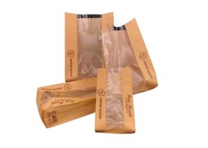 Quality Biodegradable Bakery Packaging Bags , Custom Printed Food Packaging Bags wholesale