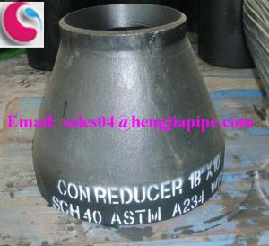 China SCH40 ASTM A234 WPB REDUCER on sale