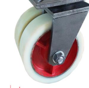 Quality 12 Tons Swivel Nylon Twin Wheel Heavy Duty Caster 12000kgs wholesale