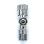 Full Copper Angle Stop Plastic Handle Hot And Cold Water Switch For Bathroom