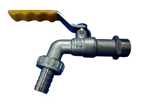 Lead Free CommercialPlumbing Valves Washing Machine Bibcoc With Aluminum Wave