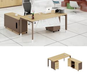 Quality modern MFC office manager furniture table wholesale