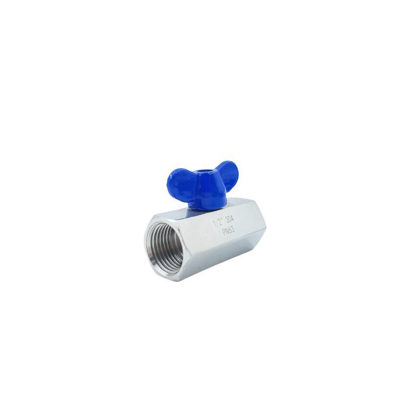304/316 Stainless Female Thread Steel Mini Ball Valve
