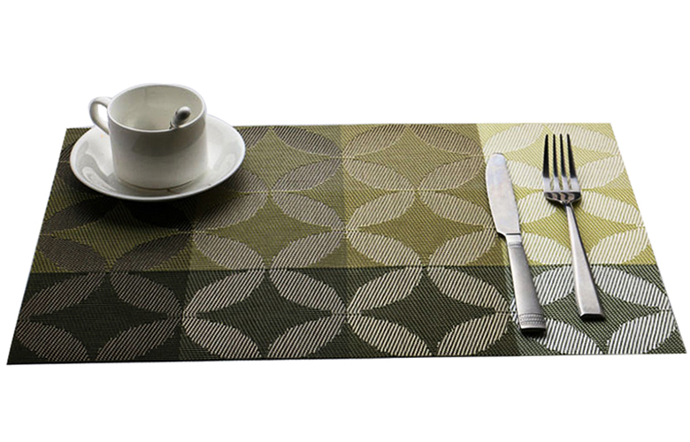 30*45cm or Customized Size PVC Table Mat for Restaurants Heat Resistant and Reusable