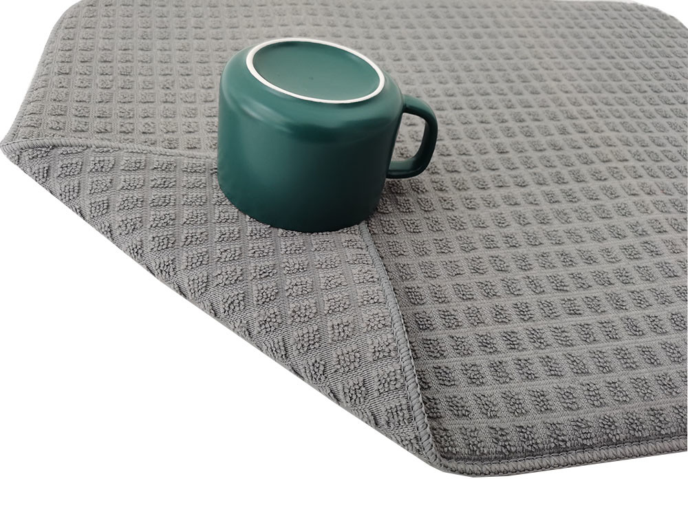 15x20 Inch Reversible Sink Mat Colorful Microfiber Dish Drying Mats
