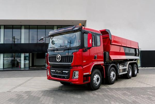 Cheap 430Hp SHACMAN X5000 Heavy Dump Truck 6x4 8x4 Red Dumper Truck 380Hp 400Hp for sale