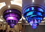 P4 4mm Soft Curved Flexible LED Displays Advertising 1920Hz Customized
