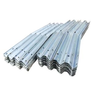 Quality Q235 Q345 Roadway Safety Highway Guardrail Cost Per Foot with Zinc Coating 550-600g/m2 wholesale