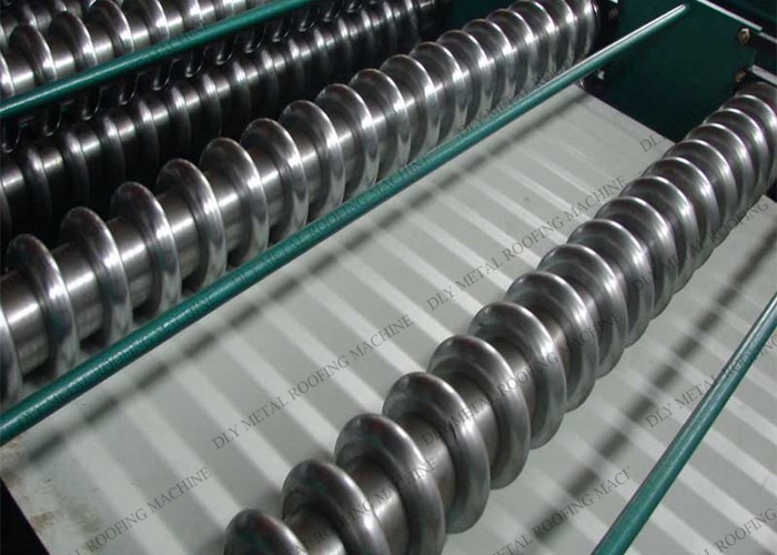 9m 480v Tile Forming Corrugated Panel Roll Forming Machine Electric