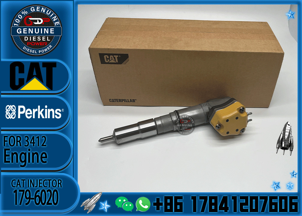 parts 179-6020 3412 E3412 Fuel Injector 174-7526 174-7528 179-6020 153-5938 20R-4148 Excavator parts