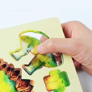Quality Toddlers Nice Preschool Tool Educational Puzzle Toys 3D Shoes Cardboard wholesale