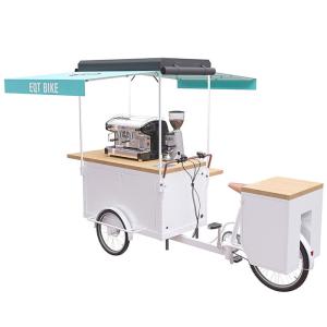 Quality Stainless Steel Electric Coffee Bike With Natural Solid Wood Work Table wholesale