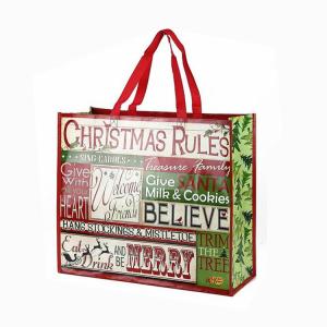 China New custom made standard pp woven laminate tote bag on sale
