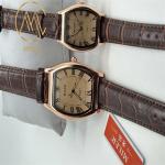 Customized Leather Strap Quartz Watch 30m Waterproof Quartz Wrist Watch