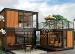 Modern Design Prefabricated Modular Homes 2 Floor Type Hurricane Proof
