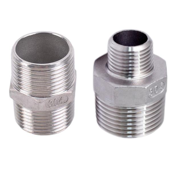 Male Connection Stainless Steel 201 304 NPT/BSPP/BSPT Threaded Pipe Fitting for