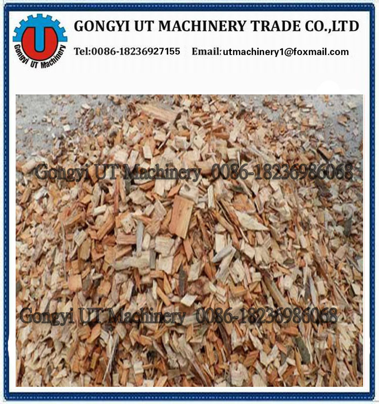 Forestry Machinery Mobile Wood Chipper Shredder Machine for Producing 3-5cm Wood Chips